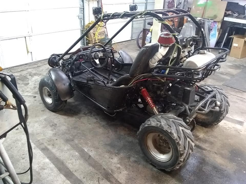 Illustration for article titled Buy This Sportbike Powered Go-Cart At Your Own Risk